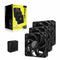 Corsair RX120 MAX - 120mm Ventilator - 30mm dik met System Hub - 3x (3 stuks)