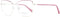 Gant GA4129 51068 bril zonder sterke - Dames - Rood