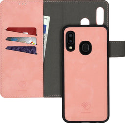 iMoshion Hoesje Geschikt voor Samsung Galaxy A20e Hoesje Met Pasjeshouder - iMoshion Uitneembare 2-in-1 Luxe Bookcase - Roze