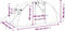vidaXL Tuinkas - Stalen frame - 8 m² - 4x2x2 m - Groen