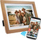 Denver PFF1042 - Digitale Fotolijst - 10.1 inch HD IPS Touchscreen - Hout (Light Wood)