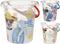 Transparante Emmer met Print 12L Assorti