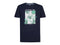 Petrol T-shirt M-1060-TSR258 - XL - Navy Blue - Klassiek heren T-shirt met print