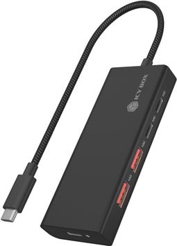 Icy Box IB-HUB1436-CPD - USB Hub - 2x USB 3.2 Gen2 10Gb/s - 100W Power Delivery - Hoogte 18mm - Breedte 98mm