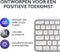 Logitech MX Keys S - Draadloos Toetsenbord - Slimme Verlichting - Grijs