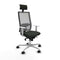 Bureaustoel met hoofdsteun Piqueras y Crespo 4B086N1 Zwart