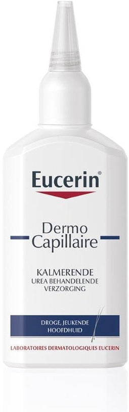 Eucerin DermoCapillaire Kalmerende Urea Hoofdhuid Verzorging - Voorkomt Jeukende Hoofdhuid - Parfum Vrij - 100 ml
