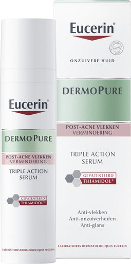 Eucerin DermoPure Triple Action Serum Gezicht - Met Salicylic Acid - Verminderd Onzuiverheden - 40 ml