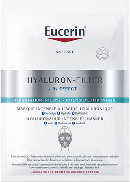 Eucerin Hyaluron-Filler + 3x EFFECT Intensief Masker - Gezichtsmasker met Hyaluronzuur - 1 Stuk