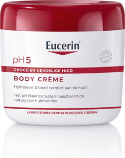 Eucerin pH5 Soft Bodycreme - Body Cream voor Droge en Gevoelige Huid - 5% Dexpanthenol - pH Neutraal - 450 ml