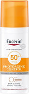Eucerin Sun Anti-Age CC Cream Medium SPF 50+ Zonnebrand - 50 ml