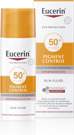 Eucerin Sun Pigment Control Zonnebrand Gezicht - SPF 50+ Zonbescherming voor Pigmentvlekken - 50 ml