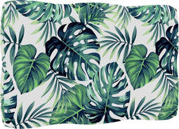 vidaXL - Palletkussen - 60x40x12 - cm - stof - bladpatroon