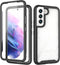 iMoshion Hoesje Geschikt voor Samsung Galaxy S22 Hoesje - iMoshion 360° Full Protective Case - Zwart / Transparant