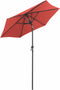 vidaXL - Parasol - 200x224 - cm - aluminium - terracotta