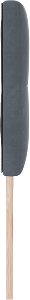 vidaXL - Hoofdbord - met - knopen - - - donkergrijs - - - 200 - cm - - - velours