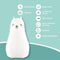 Sleepy Friends Lama - Nachtlampje Baby - Dimbaar - USB Oplaadbaar - 8 Kleuren
