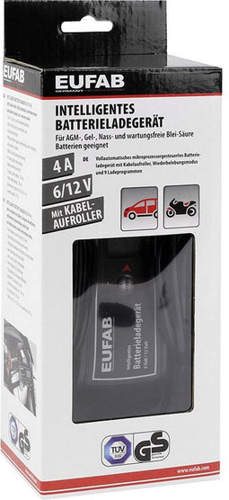 Eufab 16616 Druppellader 6 V, 12 V 2 A 2 A, 4 A