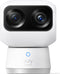 eufy Security S350 Binnencamera – Indoorcam - 4K UHD-resolutie, Dual-Cam met 8× hybride zoom, 360° pan en tilt, AI-tracking, compatibel met Alexa en Google Assistant