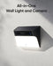eufy security Solar Wandlamp Camera S120 – Wall light - Draadloze 2K Beveiligingscamera met Geïntegreerde Solar LED Wandlamp, Kleurennachtzicht, AI Bewegingsdetectie, Tweeweg Audio, IP65 Weerbestendig, Geen Abonnementskosten