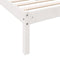 vidaXL - Bedframe - extra - lang - zonder - matras - grenenhout - wit - 80x210 - cm