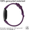 iMoshion Bandje Geschikt voor Fitbit Ace 2 - iMoshion Siliconen band gekleurde gesp - Paars