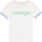 Wrangler RINGER TEE - Dames T-shirt - Katoenen jersey met logoprint - Maat XS