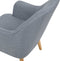 Fauteuil LOKEN Stof Grijs