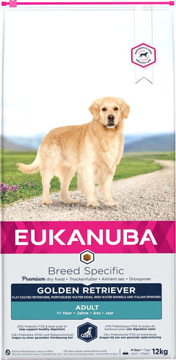 Eukanuba Dog Adult - Golden Retriever - Chicken - 12 kg