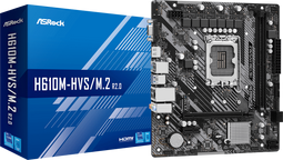 ASRock H610M-HVS R2.0 - Micro ATX Moederbord - Intel LGA 1700 - 64 GB DDR4