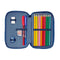 Dubbele etui Cars Racing Marineblauw 12.5 x 19.5 x 4 cm Dubbele etui 29 Onderdelen