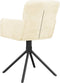 vidaXL - Eetkamerstoelen - draaibaar - 2 - st - fluweel - crèmekleurig