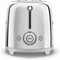 Smeg TSF01SSEU - Broodrooster - 950W 2 sleuven 6 bruining-niveaus - Chroom