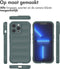 iMoshion Hoesje Geschikt voor iPhone 13 Pro Hoesje Siliconen - iMoshion EasyGrip Backcover - Donkergroen