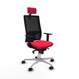 Bureaustoel Piqueras y Crespo 1D086N2 Rood