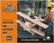 Eureka 3D Puzzel Gepetto's Houten dubbeldekkersvliegtuig - Multiplex