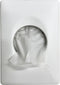 Euro Products - Damesverbandzakhouder - Quartz - 13,5 X 9,5 Cm - Wit