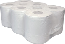 Euro Products Poetspapier | 2-laags | 20cm | 160m | papier | wit