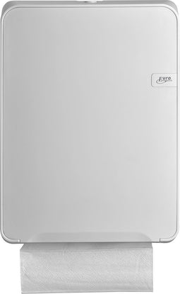 Euro Products Quartzline Handdoekdispenser - Moderne Stijl - Aluminium - Wit - Tissuehouder