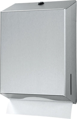 Euro vouwhanddoekjes dispenser RVS