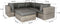 eurofar cervo loungeset - hoekbank - wicker - bruin