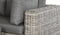 eurofar cervo loungeset - hoekbank - wicker - bruin
