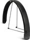 Eurofender Achterspatbord Tempo Square 26 65mm mat zwart