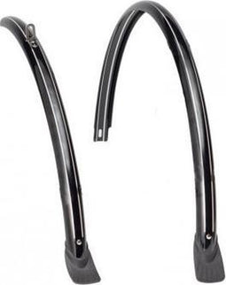 Eurofender Spatbord Set Zonder Stang Kunststof 28 Inch Zwart