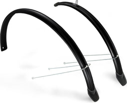 Eurofender Spatbordenset 20 Inch 58 Mm Kunststof Zwart