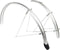 Eurofender Spatbordenset Elegance 28 Inch 46 Mm Kunststof Zilver