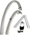 Eurofender Spatbordenset Elegance 28 Inch 46 Mm Kunststof Zilver