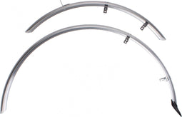 Eurofender Spatbordenset Rapido 28 Inch 46 Mm Kunststof Zilver