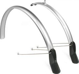 Eurofender Spatbordenset Scatto 51 Mm - 28 Inch Zilver
