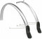 Eurofender Spatbordenset Scatto 51 Mm - 28 Inch Zilver